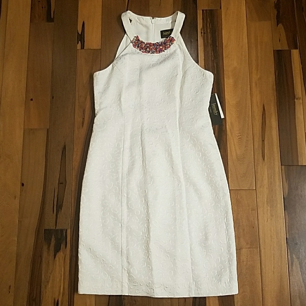 🌟🆕White Laundry Halter Dress